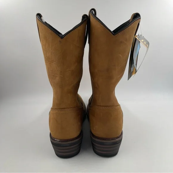 NIB! Dan Post Men’s Albuquerque Waterproof Brown Western Work Boots Soft Toe- 11 - Picture 5 of 15